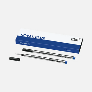 Montblanc 2 Rollerball Refills Medium Royal Blue 128233