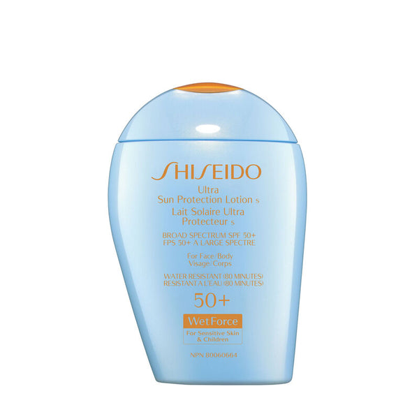 Shiseido Ultra Sun Protection Lotion WetForce for Sensitive Skin and Children SPF 50+
