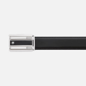 Montblanc Black/brown 30 mm reversible leather belt