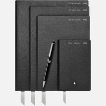Load image into Gallery viewer, Montblanc Fine Stationery Notebook #146 Black, blank
